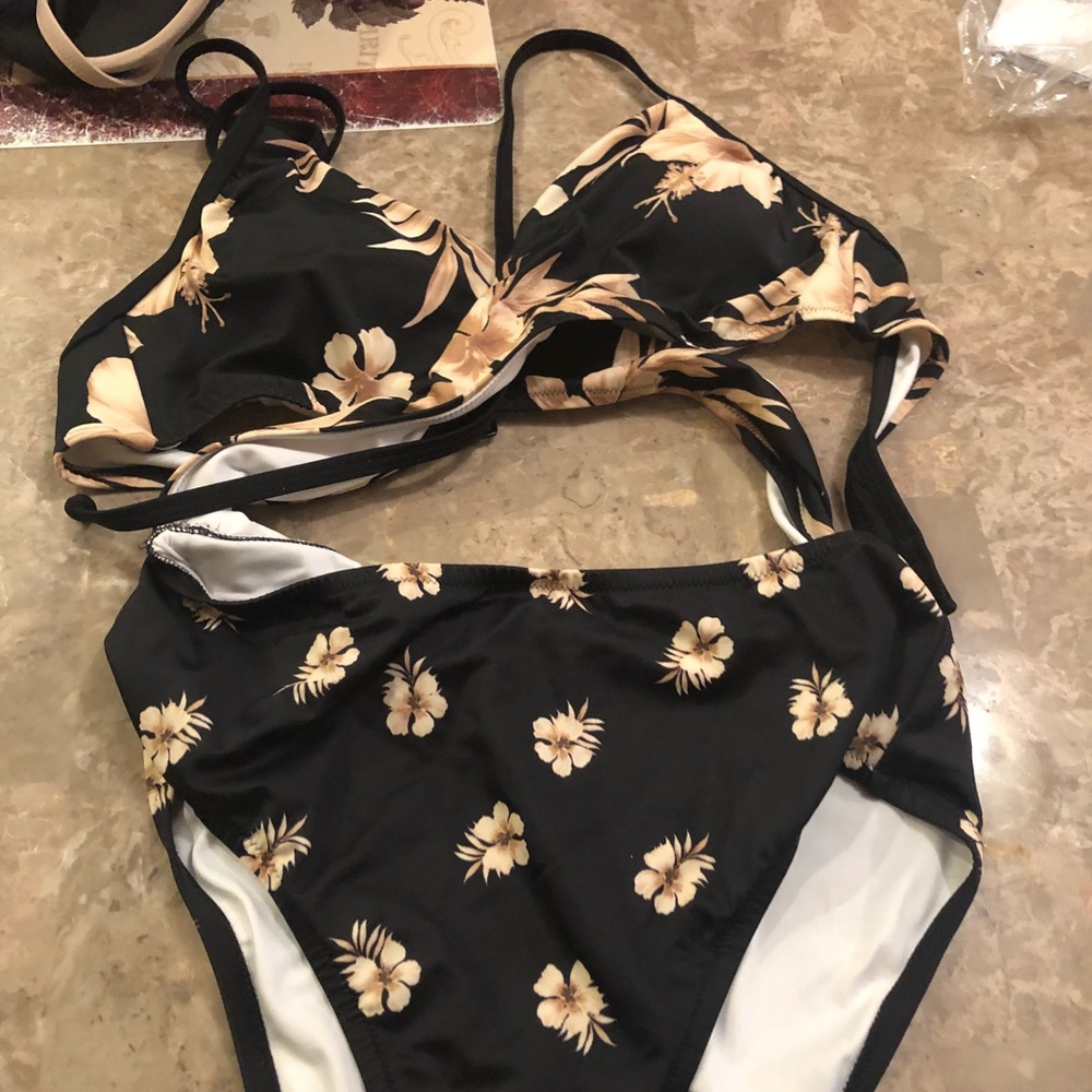 Pink swimsuit